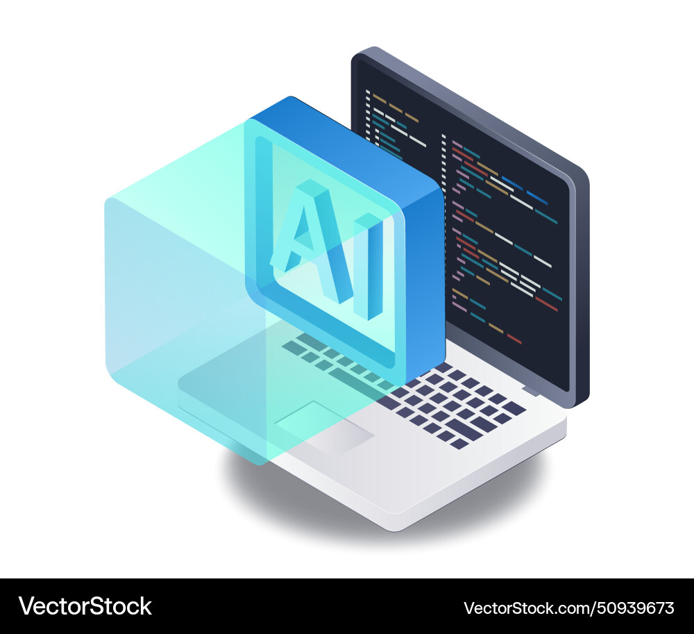 Programmer cooperation with artificial Programmer cooperation with artificial vector image