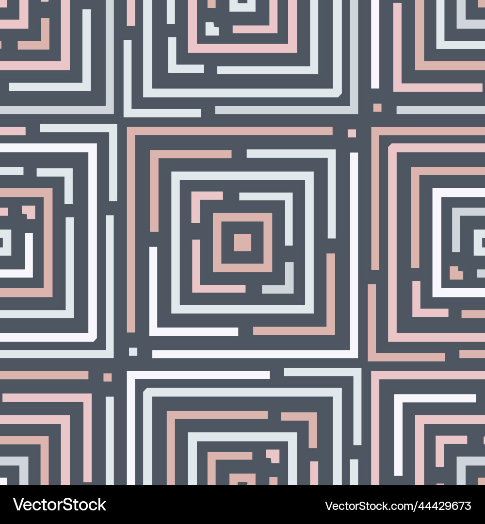 Retro Geometric Pattern Background vector image