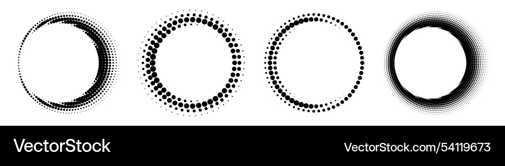 Various styles of circular patterns created Various styles of circular patterns created vector image