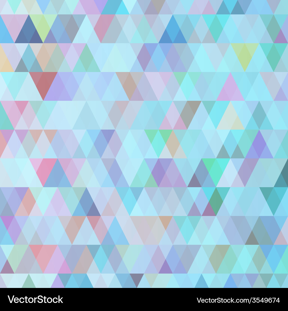 Abstract background of triangles different vector image