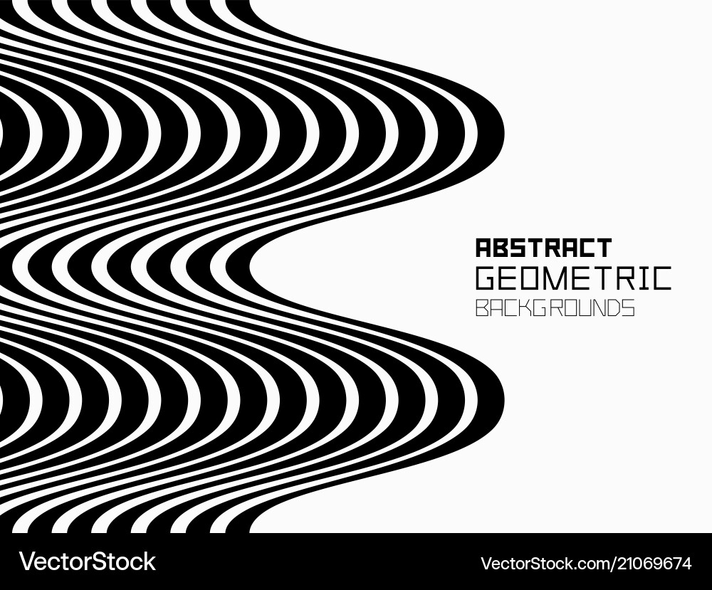 Abstract geometric background with waves Abstract geometric background with waves vector image