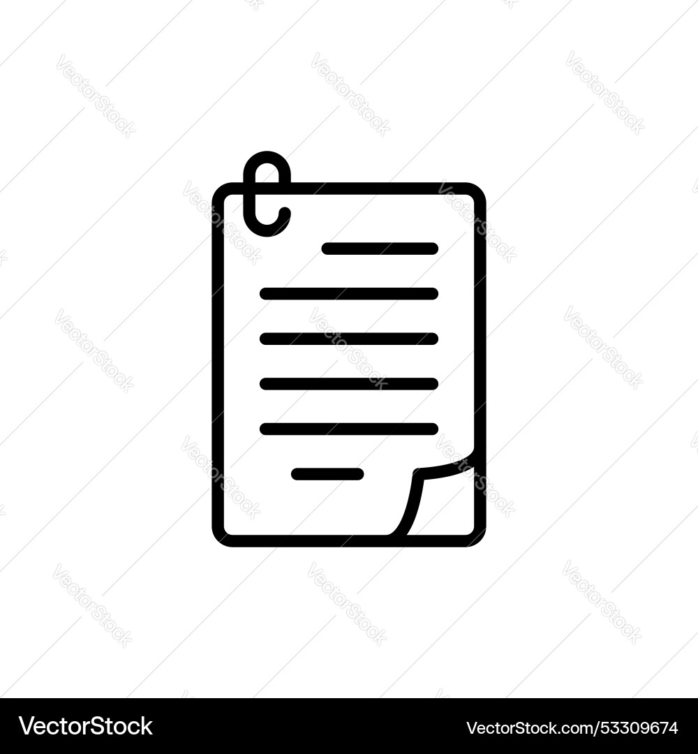 Assignment icon isolated on white background Assignment icon isolated on white background vector image