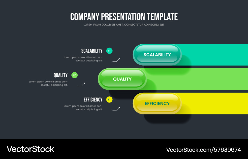 Business overview slideshow layout project Business overview slideshow layout project Vector Image