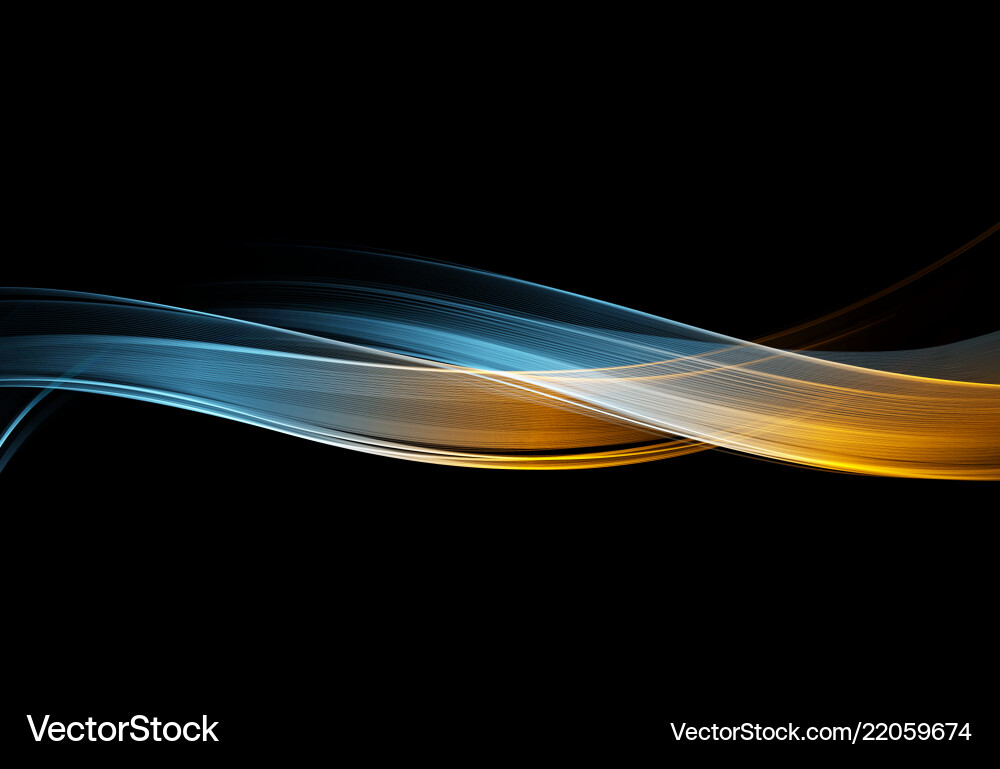 Shiny Color Wave Pattern vector image