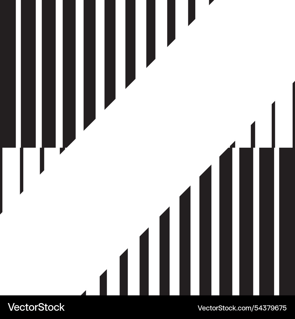 Geometric artwork pattern with vertical columns vector image