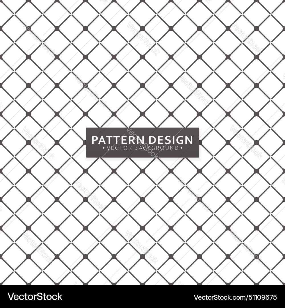 Minimalist square pattern background design vector image