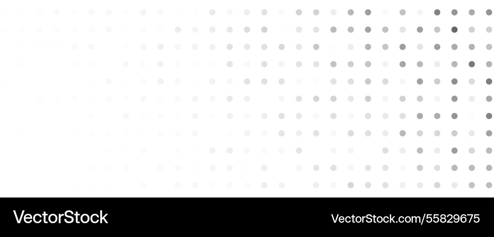 Monochrome halftone background with dots Monochrome halftone background with dots vector image