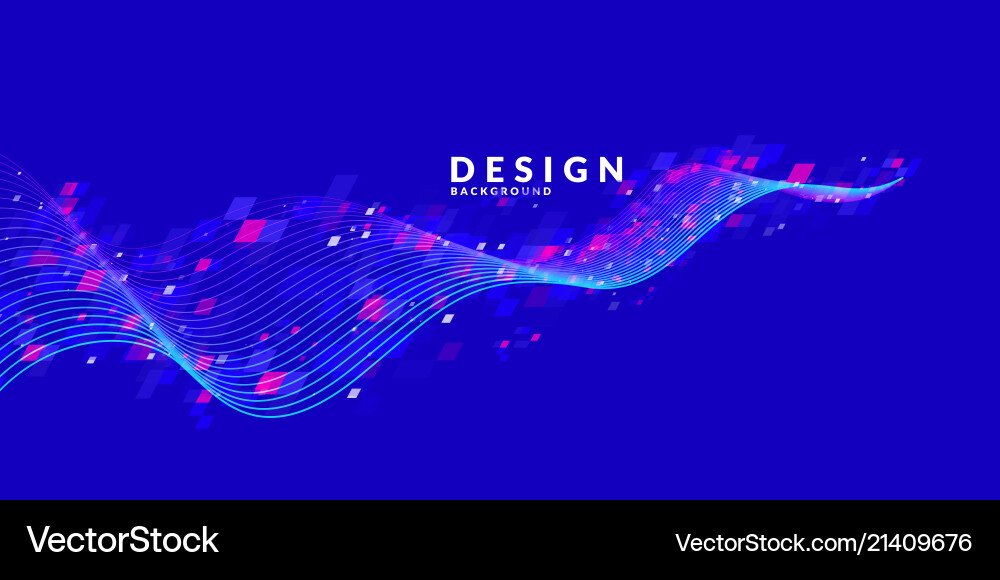 Abstract background with dynamic particles Abstract background with dynamic particles vector image