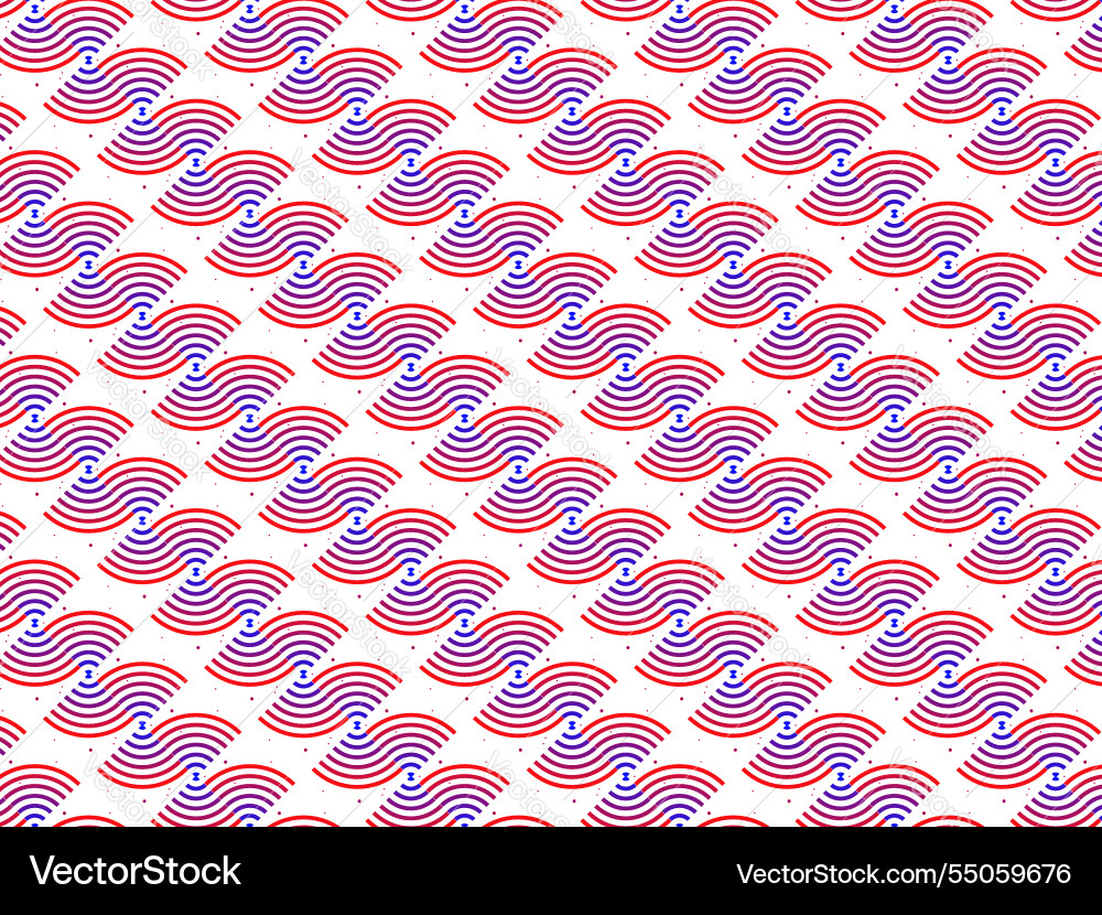 Gradient irregular geometry minimal art vector image