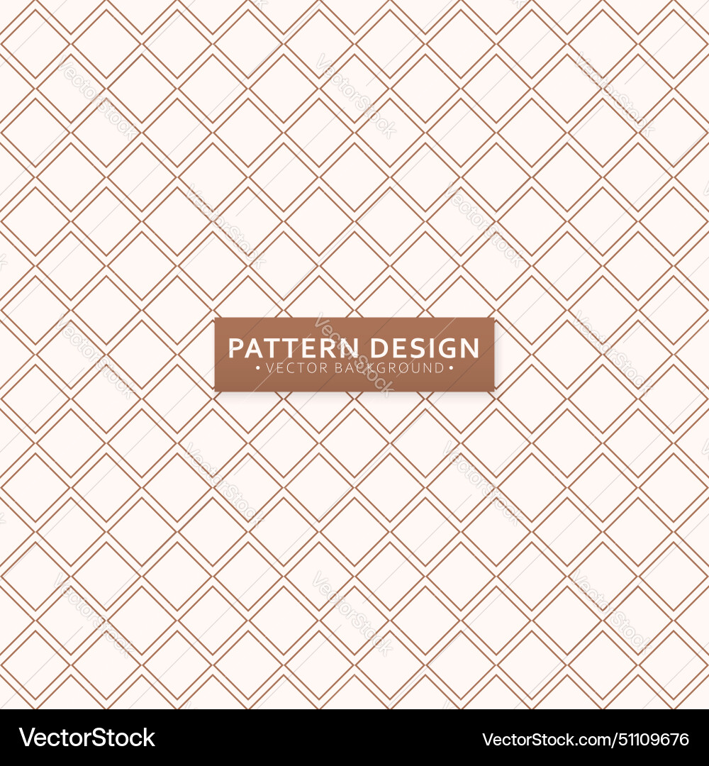 Minimalist square pattern background design vector image
