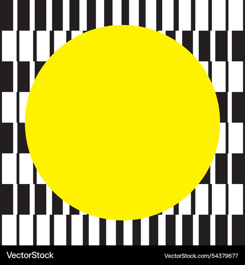 Geometric artwork pattern with vertical columns vector image