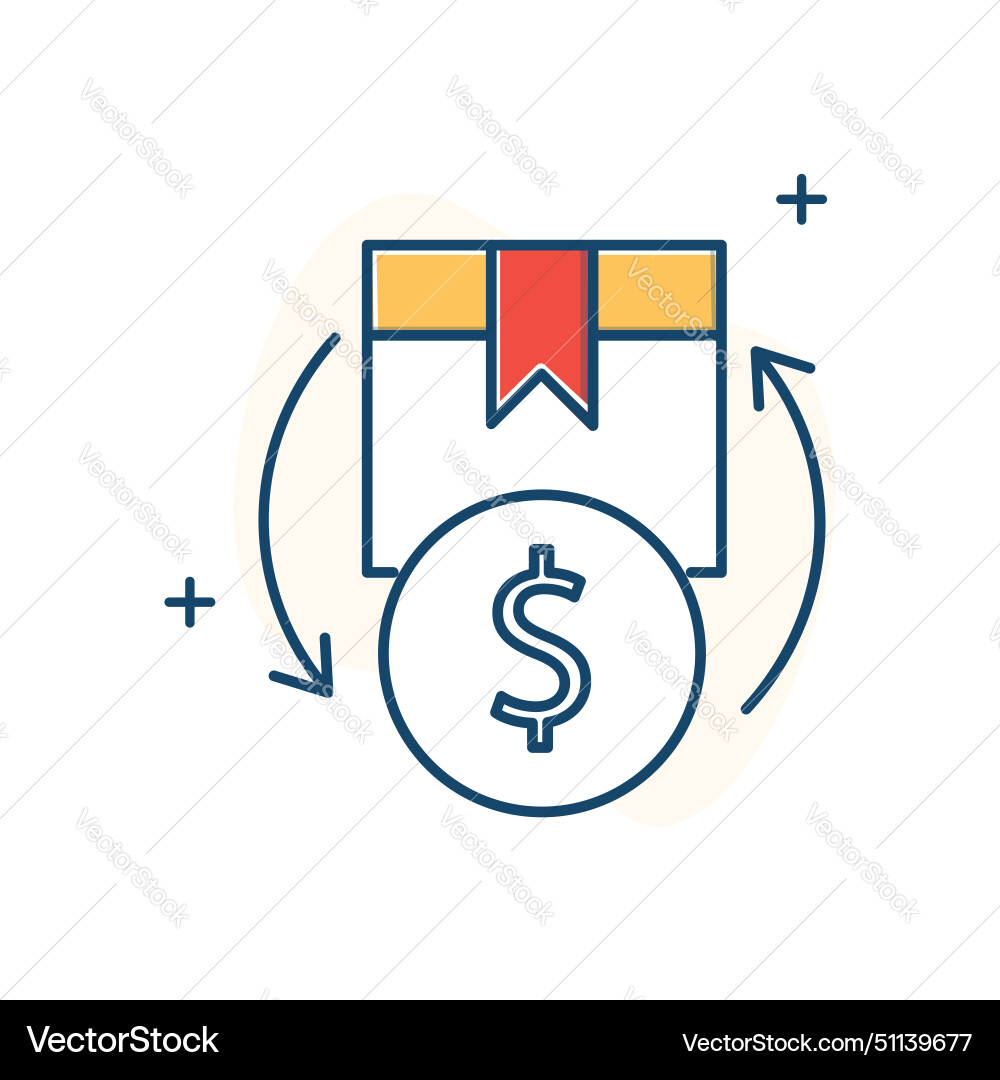 Inventory optimizing levels icon design Vector Image