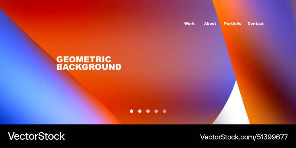Web page design with geometric elements - circle Web page design with geometric elements - circle Vector Image