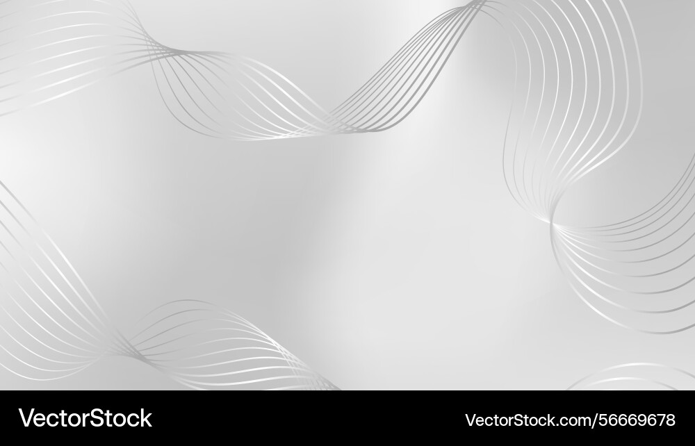 Abstract background with flowing lines vector image