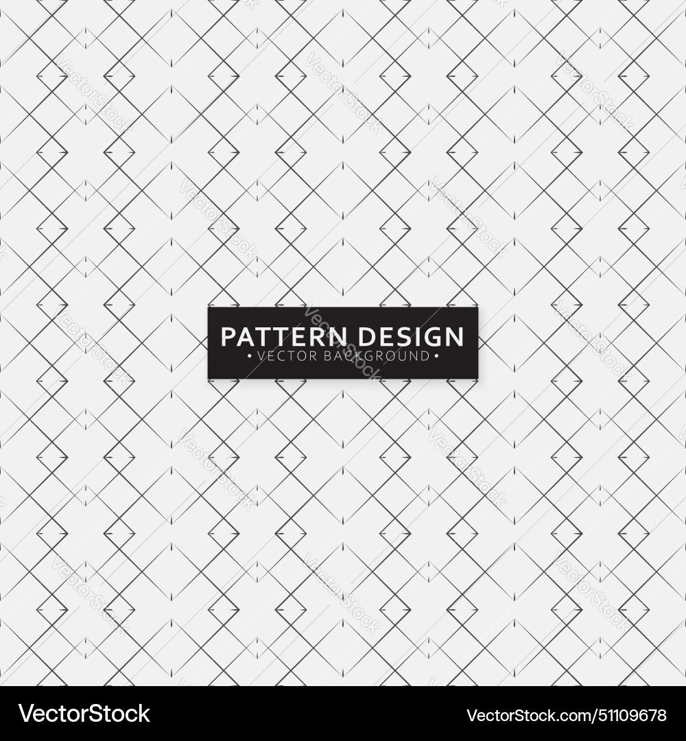 Minimalist square pattern background design vector image