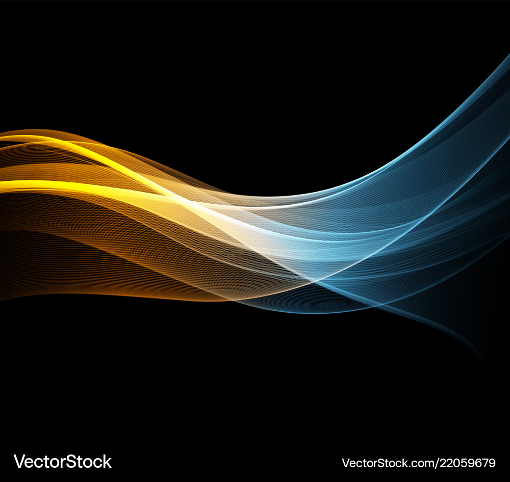 Abstract shiny color wave design element Abstract shiny color wave design element vector image