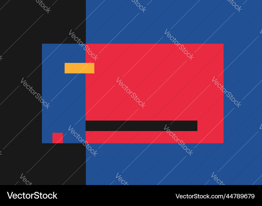 Modern Rectangular Pattern Vector Image