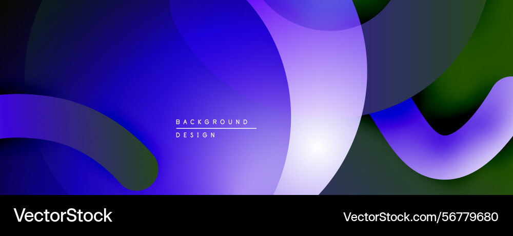 Abstract fluid shapes overlap creating dynamic Abstract fluid shapes overlap creating dynamic vector image