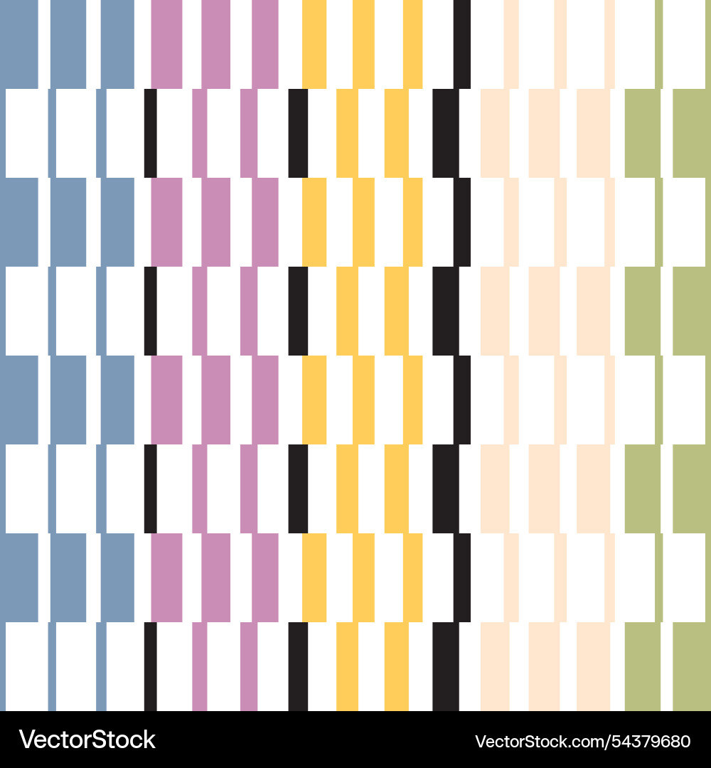 Geometric artwork pattern with vertical columns vector image