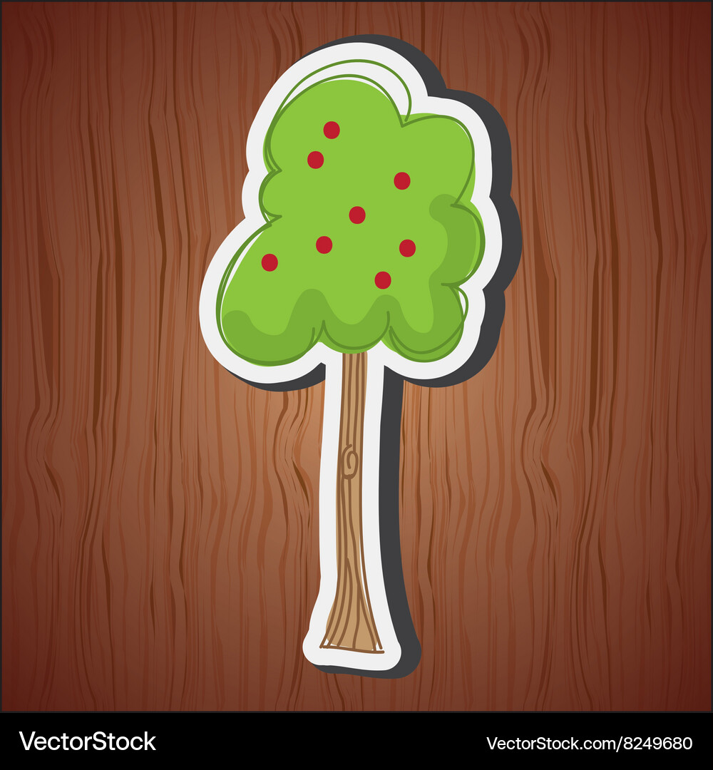 Tree icon design Vector Image