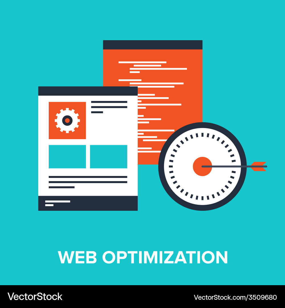 Web Performance & Analytics vector image