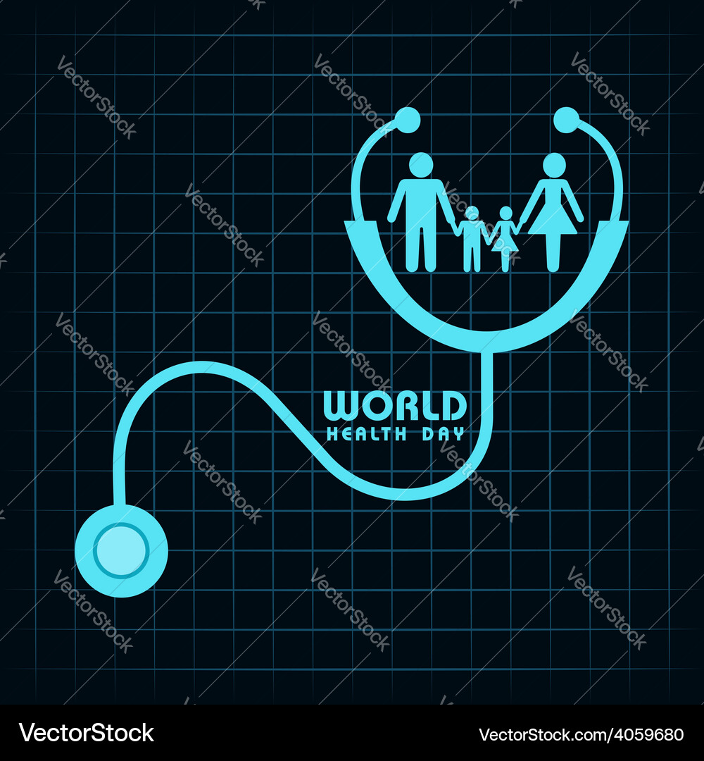 World Health Day Celebration Vector Image