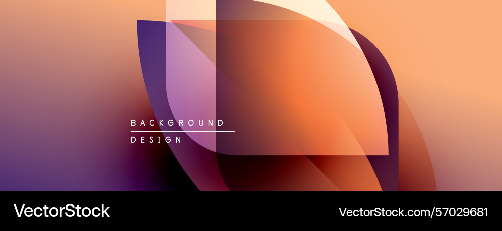 Abstract geometric shapes overlap creating Abstract geometric shapes overlap creating vector image
