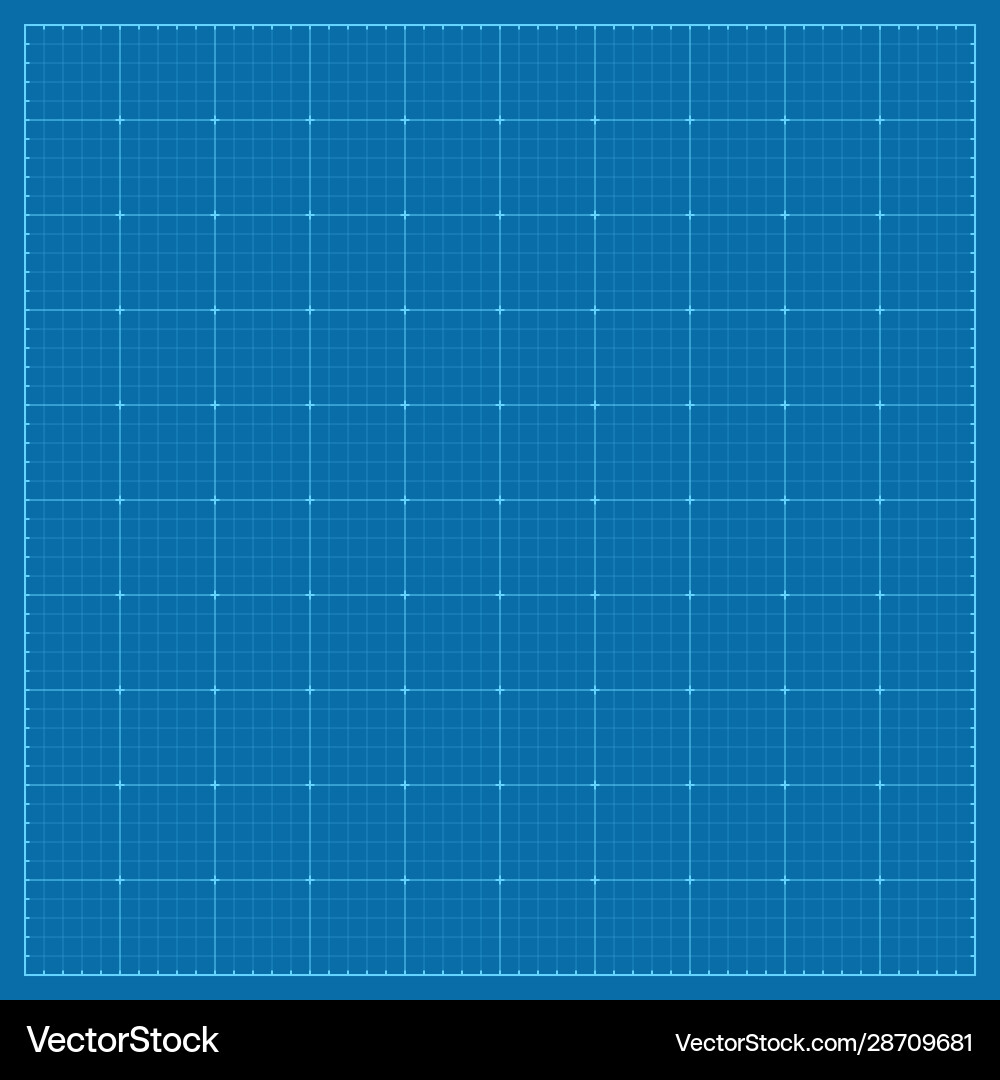 Square blueprint background texture with grid Square blueprint background texture with grid vector image