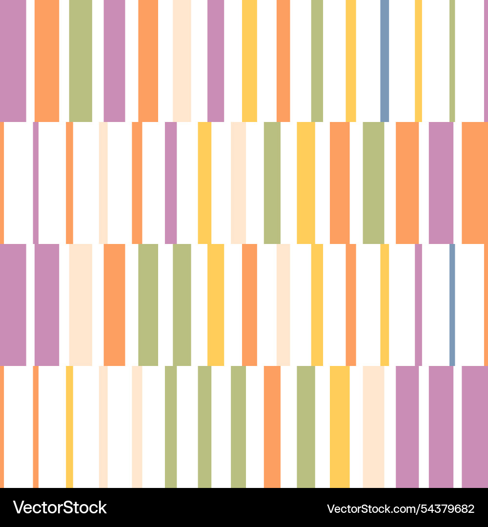 Geometric artwork pattern with vertical columns vector image