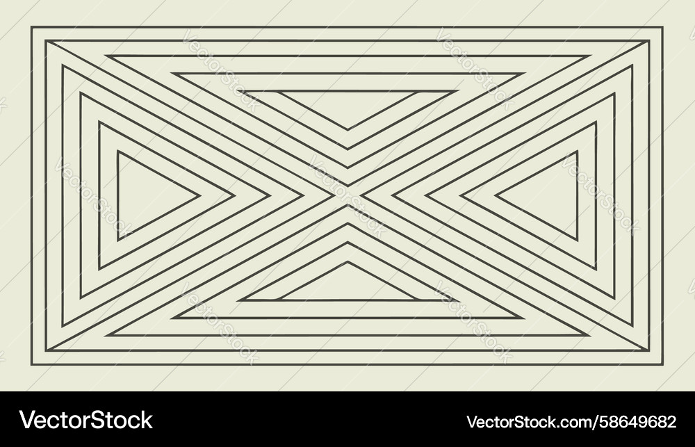 Modern geometric grid linear pattern design Vector Image