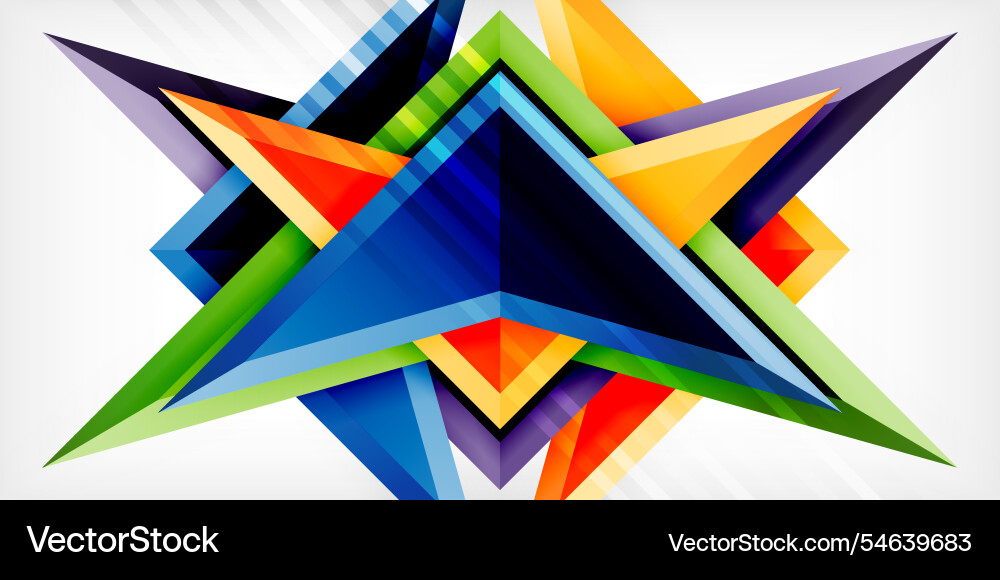 Arrows with 3d effect abstract background Arrows with 3d effect abstract background vector image