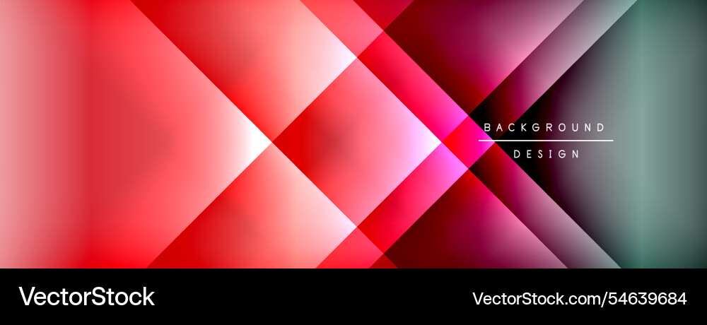 Dynamic shadow lines with gradient colors Vector Image