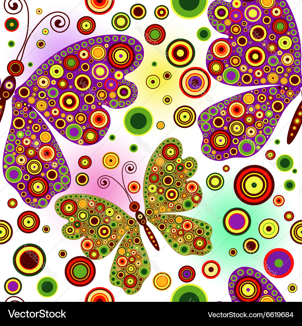 Spring seamless vivid translucent pattern Vector Image