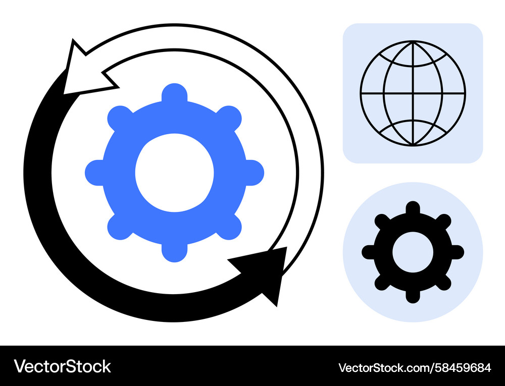 Workflow Automation & Innovation Vector Image