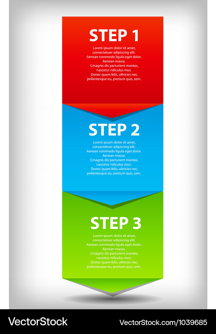 Concept of business process improvements chart Vector Image