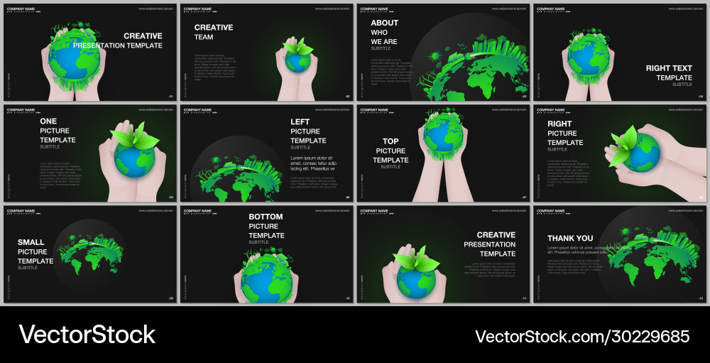 Presentation design templates multipurpose Presentation design templates multipurpose vector image