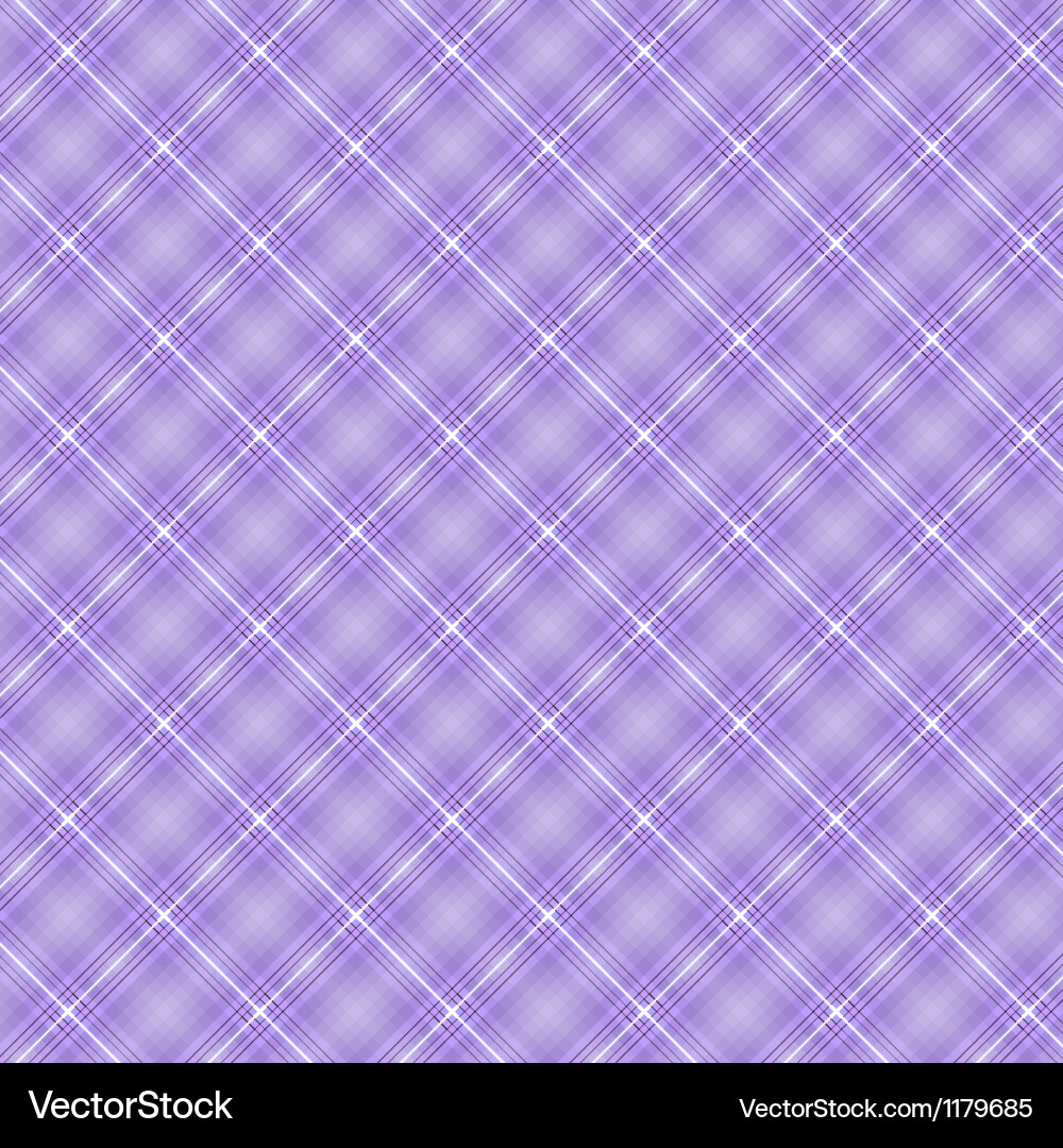 Seamless cross violet shading diagonal pattern vector image