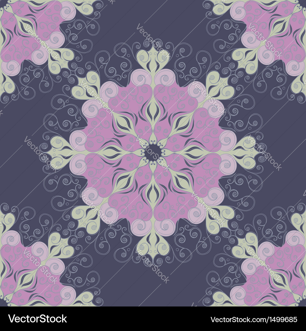 Seamless pattern with abstract elements Vector Image