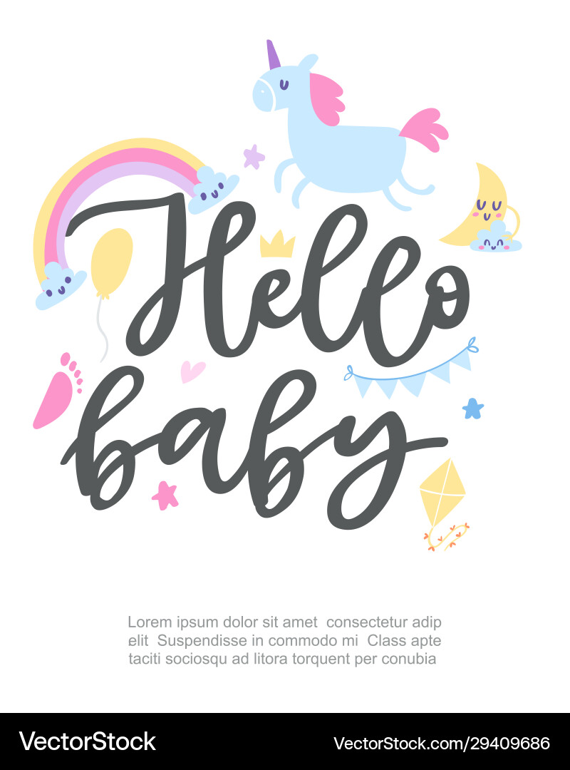 Baby boy showel and happy birthday poster Baby boy showel and happy birthday poster vector image