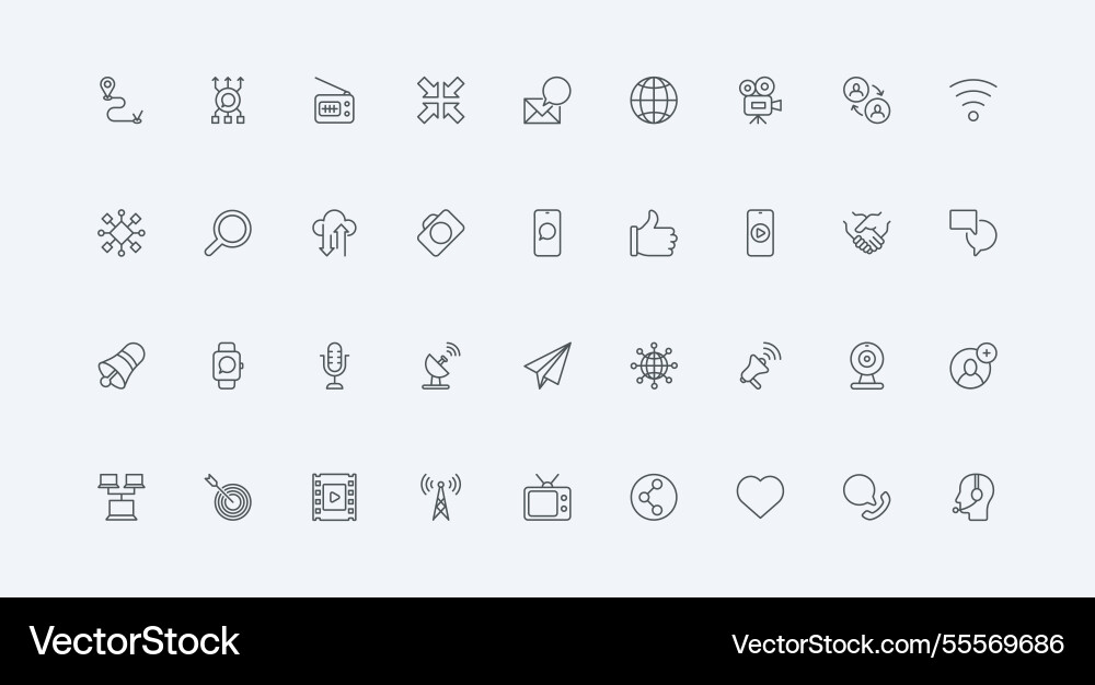Digital device technology for online connection vector image