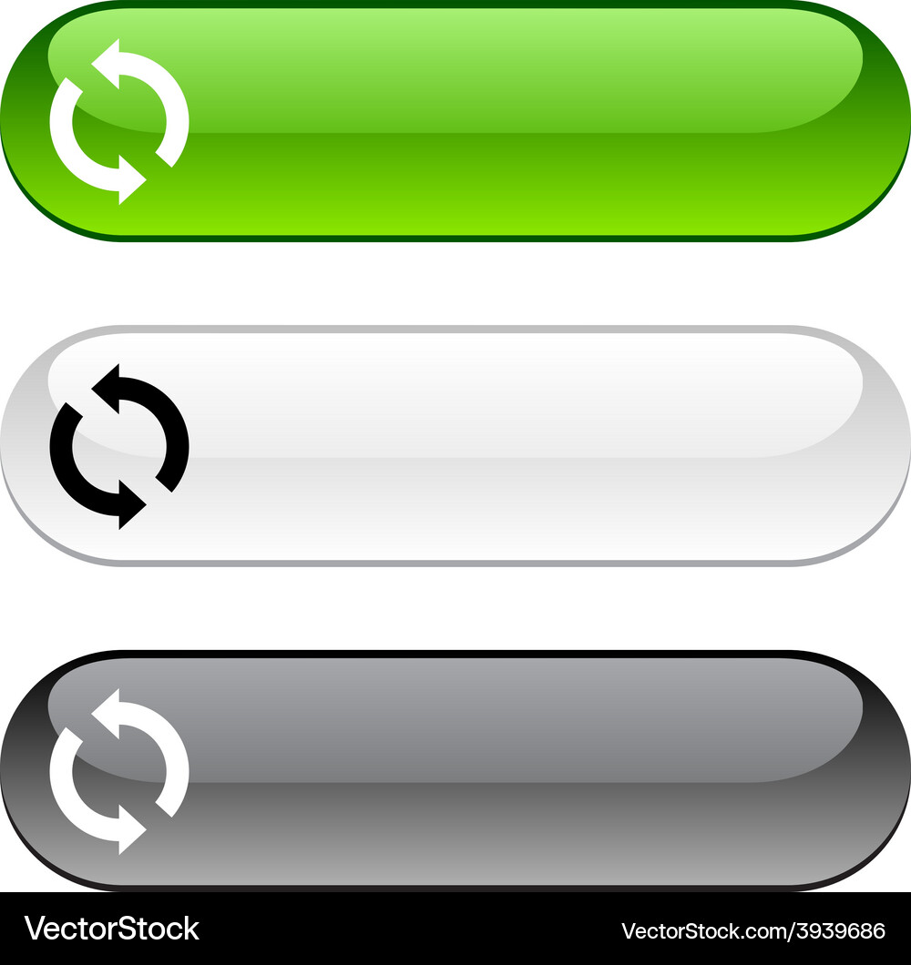 Refresh button Vector Image