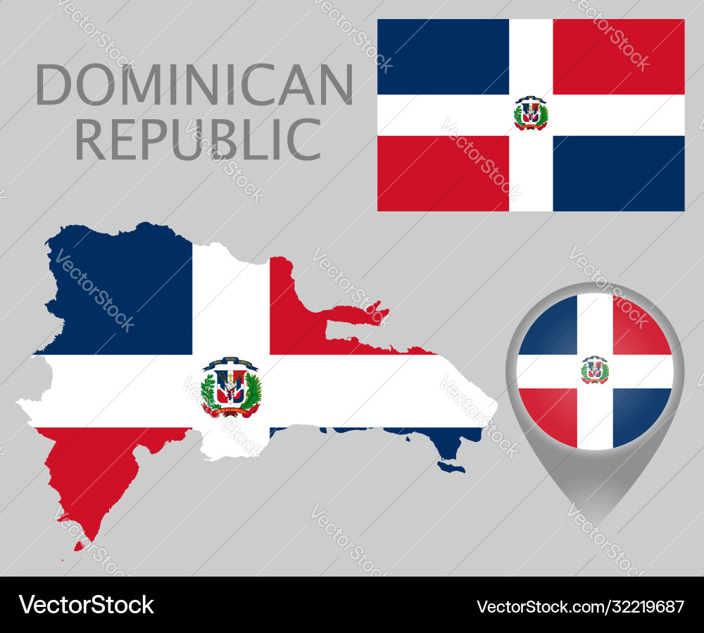 Dominican republic Dominican republic vector image