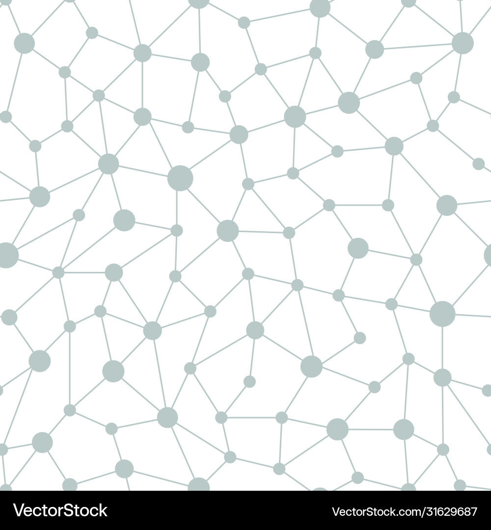 Neural network seamless pattern Neural network seamless pattern vector image