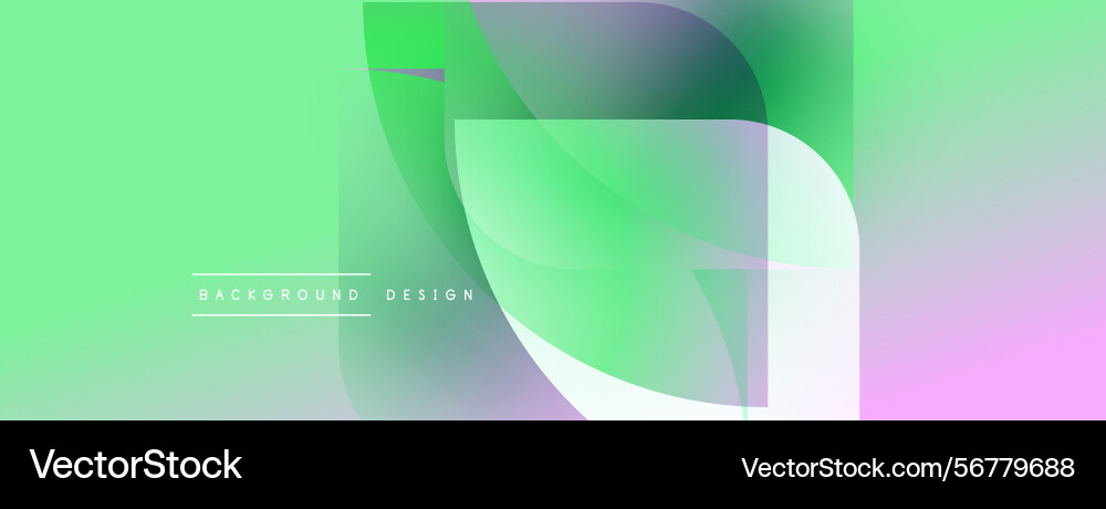 Abstract pastel shapes overlap creating soft Abstract pastel shapes overlap creating soft vector image