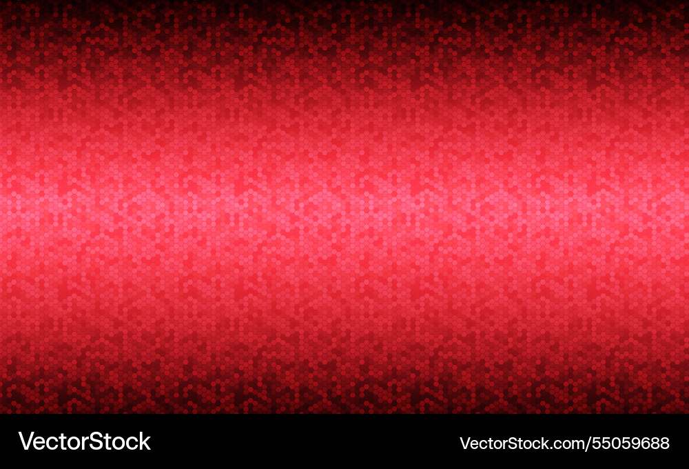 Abstract red hexagon pattern geometric background Vector Image
