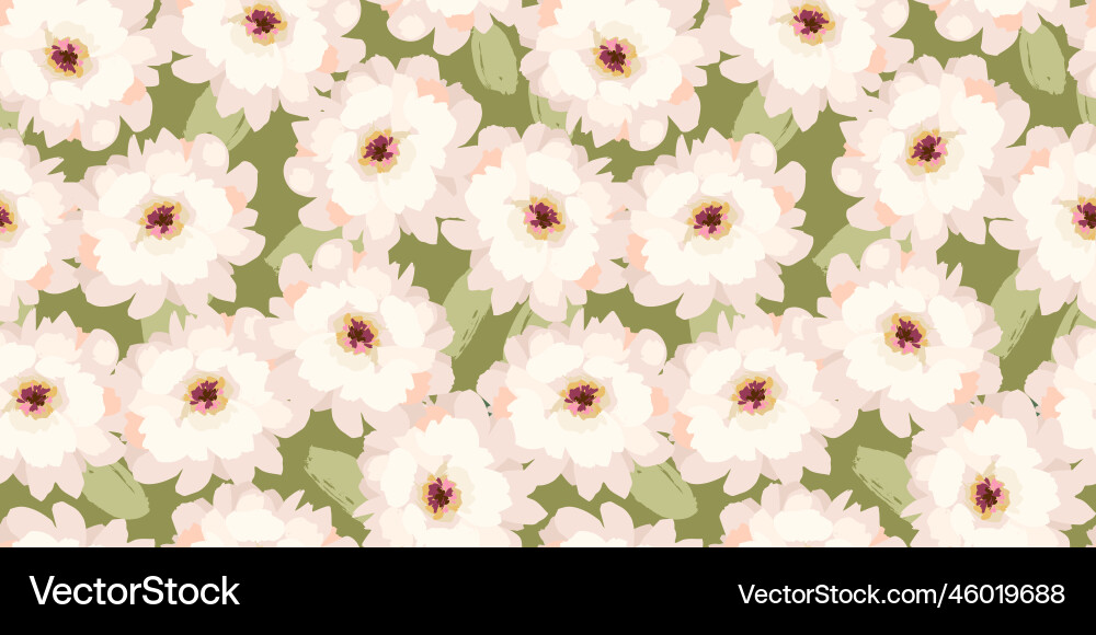 Delicate Floral Pattern vector image
