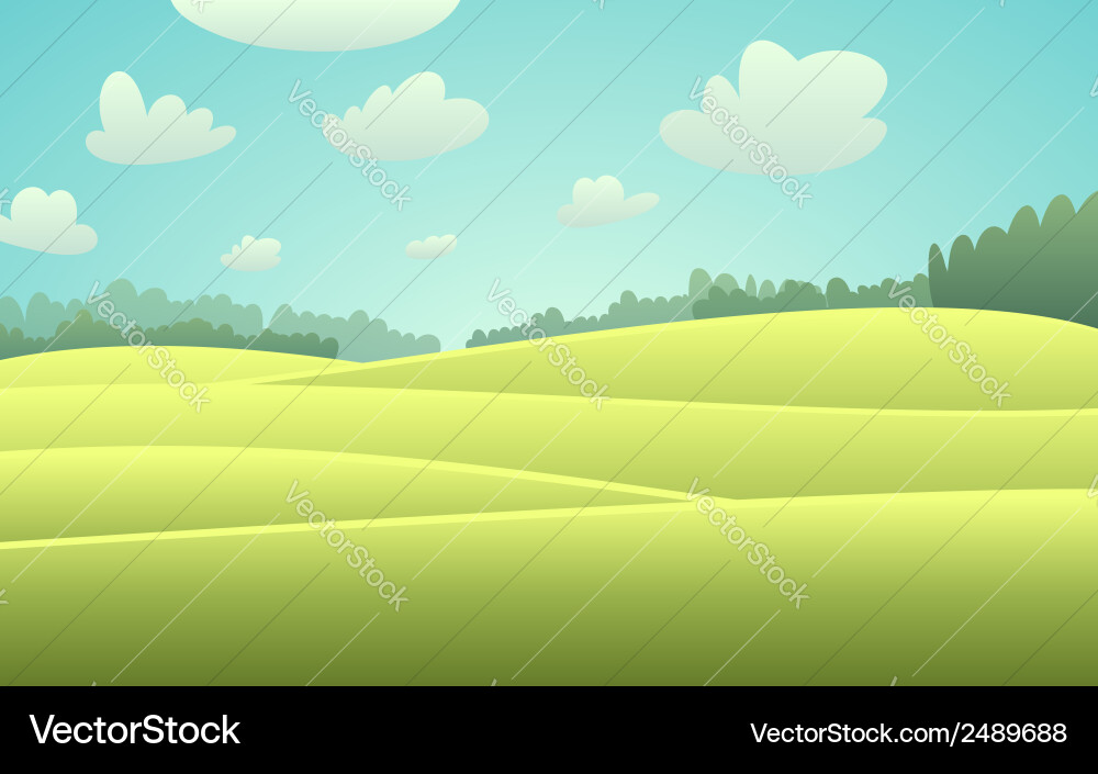 Landscape background Royalty Free Vector Image