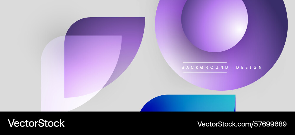Abstract shapes overlap creating vibrant Abstract shapes overlap creating vibrant Vector Image