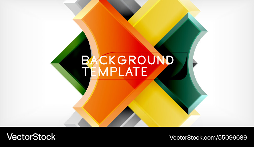 Arrow with round elements color geometric shapes Arrow with round elements color geometric shapes Vector Image