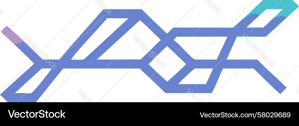 Dynamic Angular Network vector image